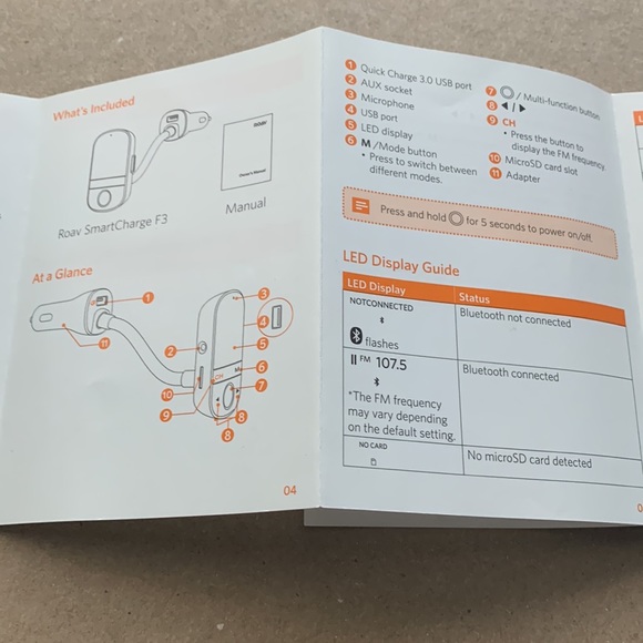 Roav bluetooth 12v hands free calls in car - Picture 6 of 8